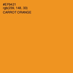 #EF9421 - Carrot Orange Color Image